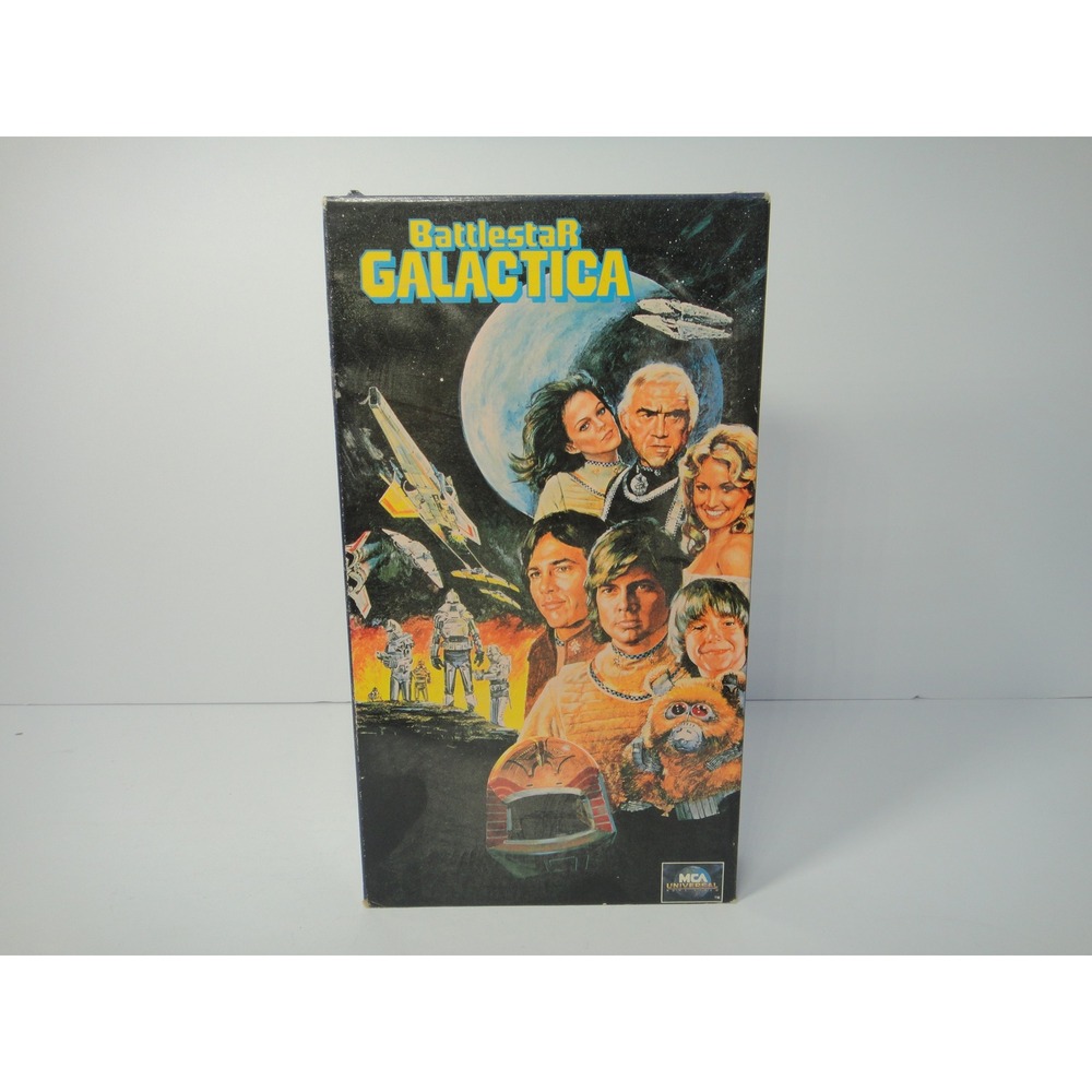 Battlestar Galactica VHS 1978 Movie MCA Universal Home Video VTG Sci-Fi Retro
